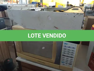LOTE 129 - 01 DEPURADOR DE AR E 02 MICRO-ONDAS MARCAS E MODELOS DIVERSOS. (NO ESTADO) ATENÇÃO! FAZER A VISITAÇÃO ANTES DE ARREMATAR, NÃO SABEMOS SE FUNCIONA. LEILÃO NÃO TEM GARANTIA E NEM DEVOLUÇÃO, SUJEITO A POSSÍVEIS AVARIAS VISÍVEIS/OCULTAS E/OU AUSÊNCIA DE COMPONENTES.