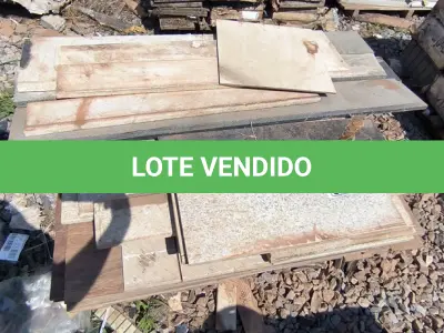 LOTE 325 - 01 LOTE COM RODAPÉS DIVERSOS (NO ESTADO)