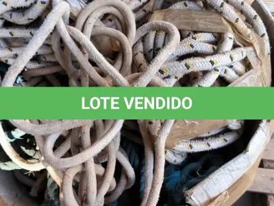 LOTE 393 - 01 LOTE COM CORDAS DIVERSAS (NO ESTADO)
