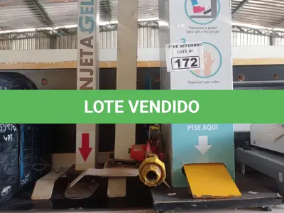 LOTE 172 - 02 DISPENSES PARA ÁLCOOL EM GEL E VÁRIAS CONEXÕES DE GÁS. (NO ESTADO) ATENÇÃO! FAZER A VISITAÇÃO ANTES DE ARREMATAR, NÃO SABEMOS SE FUNCIONA. LEILÃO NÃO TEM GARANTIA E NEM DEVOLUÇÃO, SUJEITO A POSSÍVEIS AVARIAS VISÍVEIS/OCULTAS E/OU AUSÊNCIA DE COMPONENTES.