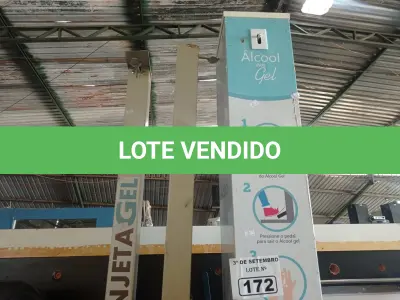 LOTE 172 - 02 DISPENSES PARA ÁLCOOL EM GEL E VÁRIAS CONEXÕES DE GÁS. (NO ESTADO) ATENÇÃO! FAZER A VISITAÇÃO ANTES DE ARREMATAR, NÃO SABEMOS SE FUNCIONA. LEILÃO NÃO TEM GARANTIA E NEM DEVOLUÇÃO, SUJEITO A POSSÍVEIS AVARIAS VISÍVEIS/OCULTAS E/OU AUSÊNCIA DE COMPONENTES.