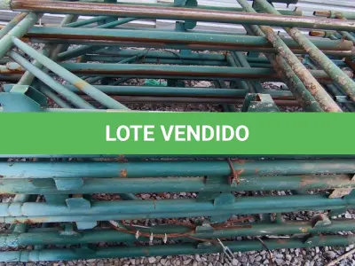 LOTE 281 - 01 LOTE COM GRADES EM FERRO NA COR VERDE (NO ESTADO)
