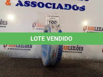 LOTE 100 - 01 ROLO DE CABO FLEXÍVEL 100M, 2,5MM NA COR AZUL. (NO ESTADO) ATENÇÃO! FAZER A VISITAÇÃO ANTES DE ARREMATAR, NÃO SABEMOS SE FUNCIONA. LEILÃO NÃO TEM GARANTIA E NEM DEVOLUÇÃO, SUJEITO A POSSÍVEIS AVARIAS VISÍVEIS/OCULTAS E/OU AUSÊNCIA DE COMPONENTES.