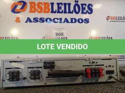 LOTE 008 - 01 CASSETE RECEIVER GRADIENTE NSA-500. (NO ESTADO) ATENÇÃO! FAZER A VISITAÇÃO ANTES DE ARREMATAR, NÃO SABEMOS SE FUNCIONA. LEILÃO NÃO TEM GARANTIA E NEM DEVOLUÇÃO, SUJEITO A POSSÍVEIS AVARIAS VISÍVEIS/OCULTAS E/OU AUSÊNCIA DE COMPONENTES.