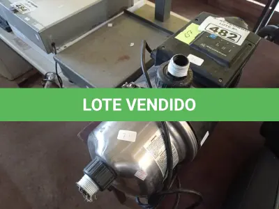 LOTE 482 - 01 BOMBA DE PRESSURIZAÇÃO DE ÁGUA GRUNDFOS. (NO ESTADO) ATENÇÃO! FAZER A VISITAÇÃO ANTES DE ARREMATAR, NÃO SABEMOS SE FUNCIONA. LEILÃO NÃO TEM GARANTIA E NEM DEVOLUÇÃO, SUJEITO A POSSÍVEIS AVARIAS VISÍVEIS/OCULTAS E/OU AUSÊNCIA DE COMPONENTES.