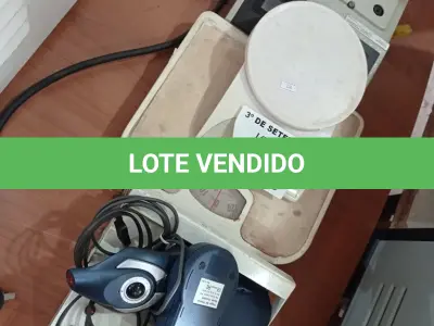 LOTE 234 - 03 BALANÇAS DE USO DOMÉSTICO, 01 SELADORA DE EMBALAGENS E PERIFÉRICOS. (NO ESTADO) ATENÇÃO! FAZER A VISITAÇÃO ANTES DE ARREMATAR, NÃO SABEMOS SE FUNCIONA. LEILÃO NÃO TEM GARANTIA E NEM DEVOLUÇÃO, SUJEITO A POSSÍVEIS AVARIAS VISÍVEIS/OCULTAS E/OU AUSÊNCIA DE COMPONENTES.