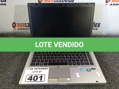 LOTE 401 - 01 NOTEBOOK HP ELITEBOOK 8460P. (NO ESTADO) ATENÇÃO! FAZER A VISITAÇÃO ANTES DE ARREMATAR, NÃO SABEMOS SE FUNCIONA. LEILÃO NÃO TEM GARANTIA E NEM DEVOLUÇÃO, SUJEITO A POSSÍVEIS AVARIAS VISÍVEIS/OCULTAS E/OU AUSÊNCIA DE COMPONENTES.