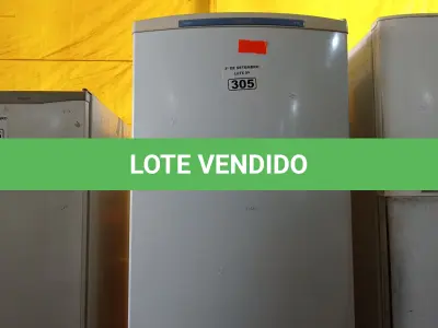 LOTE 305 - 01 GELADEIRA MARCA CÔNSUL 220V. (NO ESTADO) ATENÇÃO! FAZER A VISITAÇÃO ANTES DE ARREMATAR, NÃO SABEMOS SE FUNCIONA. LEILÃO NÃO TEM GARANTIA E NEM DEVOLUÇÃO, SUJEITO A POSSÍVEIS AVARIAS VISÍVEIS/OCULTAS E/OU AUSÊNCIA DE COMPONENTES.