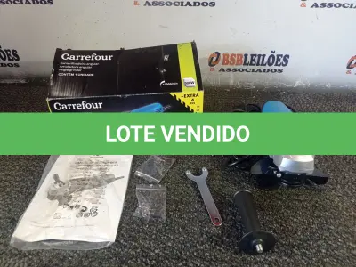 LOTE 423 - 01 ESMERILHADEIRA ANGULAR 500W 220V. (NO ESTADO) ATENÇÃO! FAZER A VISITAÇÃO ANTES DE ARREMATAR, NÃO SABEMOS SE FUNCIONA. LEILÃO NÃO TEM GARANTIA E NEM DEVOLUÇÃO, SUJEITO A POSSÍVEIS AVARIAS VISÍVEIS/OCULTAS E/OU AUSÊNCIA DE COMPONENTES.