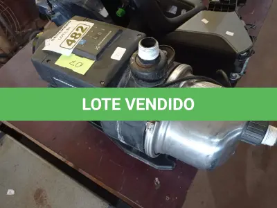 LOTE 482 - 01 BOMBA DE PRESSURIZAÇÃO DE ÁGUA GRUNDFOS. (NO ESTADO) ATENÇÃO! FAZER A VISITAÇÃO ANTES DE ARREMATAR, NÃO SABEMOS SE FUNCIONA. LEILÃO NÃO TEM GARANTIA E NEM DEVOLUÇÃO, SUJEITO A POSSÍVEIS AVARIAS VISÍVEIS/OCULTAS E/OU AUSÊNCIA DE COMPONENTES.