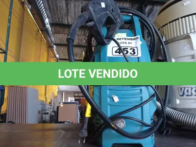 LOTE 453 - 02 LAVADORAS DE ALTA PRESSÃO MARCAS E MODELOS DIVERSOS. (NO ESTADO) ATENÇÃO! FAZER A VISITAÇÃO ANTES DE ARREMATAR, NÃO SABEMOS SE FUNCIONA. LEILÃO NÃO TEM GARANTIA E NEM DEVOLUÇÃO, SUJEITO A POSSÍVEIS AVARIAS VISÍVEIS/OCULTAS E/OU AUSÊNCIA DE COMPONENTES.