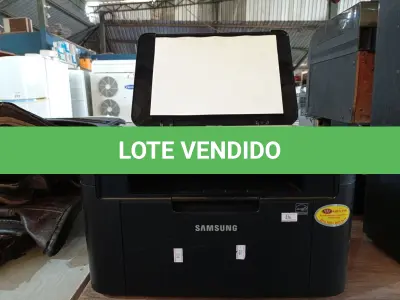 LOTE 292 - 01 IMPRESSORA MULTIFUNCIONAL MARCA SAMSUNG MODELO SCX-3200. (NO ESTADO) ATENÇÃO! FAZER A VISITAÇÃO ANTES DE ARREMATAR, NÃO SABEMOS SE FUNCIONA. LEILÃO NÃO TEM GARANTIA E NEM DEVOLUÇÃO, SUJEITO A POSSÍVEIS AVARIAS VISÍVEIS/OCULTAS E/OU AUSÊNCIA DE COMPONENTES.