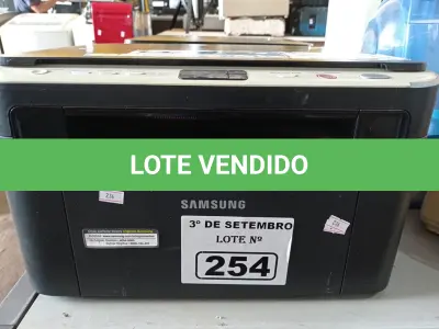 LOTE 254 - 01 IMPRESSORA MULTIFUNCIONAL MARCA SAMSUNG MODELO SCX-3200. (NO ESTADO) ATENÇÃO! FAZER A VISITAÇÃO ANTES DE ARREMATAR, NÃO SABEMOS SE FUNCIONA. LEILÃO NÃO TEM GARANTIA E NEM DEVOLUÇÃO, SUJEITO A POSSÍVEIS AVARIAS VISÍVEIS/OCULTAS E/OU AUSÊNCIA DE COMPONENTES.