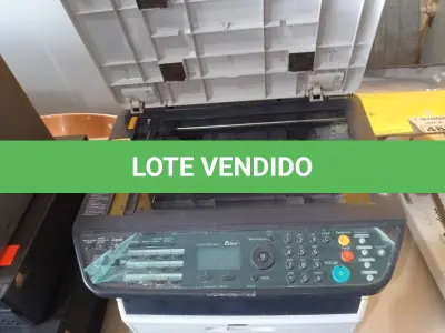 LOTE 489 - 01 IMPRESSORA MULTIFUNCIONAL MARCA KYOCERA MODELO ECOSYS M2035DN/L. (NO ESTADO) ATENÇÃO! FAZER A VISITAÇÃO ANTES DE ARREMATAR, NÃO SABEMOS SE FUNCIONA. LEILÃO NÃO TEM GARANTIA E NEM DEVOLUÇÃO, SUJEITO A POSSÍVEIS AVARIAS VISÍVEIS/OCULTAS E/OU AUSÊNCIA DE COMPONENTES.