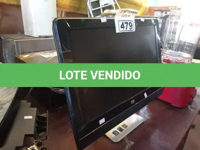 LOTE 479 - 01 COMPUTADOR ALL IN ONE MARCA HP. (NO ESTADO) ATENÇÃO! FAZER A VISITAÇÃO ANTES DE ARREMATAR, NÃO SABEMOS SE FUNCIONA. LEILÃO NÃO TEM GARANTIA E NEM DEVOLUÇÃO, SUJEITO A POSSÍVEIS AVARIAS VISÍVEIS/OCULTAS E/OU AUSÊNCIA DE COMPONENTES.