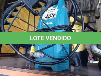 LOTE 453 - 02 LAVADORAS DE ALTA PRESSÃO MARCAS E MODELOS DIVERSOS. (NO ESTADO) ATENÇÃO! FAZER A VISITAÇÃO ANTES DE ARREMATAR, NÃO SABEMOS SE FUNCIONA. LEILÃO NÃO TEM GARANTIA E NEM DEVOLUÇÃO, SUJEITO A POSSÍVEIS AVARIAS VISÍVEIS/OCULTAS E/OU AUSÊNCIA DE COMPONENTES.