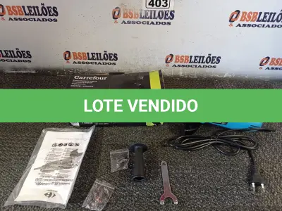 LOTE 403 - 01 ESMERILHADEIRA ANGULAR 500W 220V. (NO ESTADO) ATENÇÃO! FAZER A VISITAÇÃO ANTES DE ARREMATAR, NÃO SABEMOS SE FUNCIONA. LEILÃO NÃO TEM GARANTIA E NEM DEVOLUÇÃO, SUJEITO A POSSÍVEIS AVARIAS VISÍVEIS/OCULTAS E/OU AUSÊNCIA DE COMPONENTES.