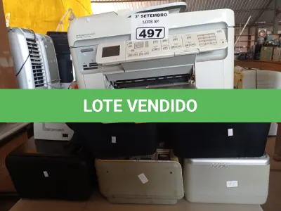 LOTE 497 - 07 IMPRESSORAS MARCAS E MODELOS DIVERSOS PARA RETIRADA DE PEÇAS. (NO ESTADO) ATENÇÃO! FAZER A VISITAÇÃO ANTES DE ARREMATAR, NÃO SABEMOS SE FUNCIONA. LEILÃO NÃO TEM GARANTIA E NEM DEVOLUÇÃO, SUJEITO A POSSÍVEIS AVARIAS VISÍVEIS/OCULTAS E/OU AUSÊNCIA DE COMPONENTES.
