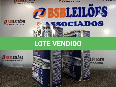 LOTE 229 - 02 GALÕES DE TINNER EUCATEX 5LITROS. (NO ESTADO) ATENÇÃO! FAZER A VISITAÇÃO ANTES DE ARREMATAR, NÃO SABEMOS SE FUNCIONA. LEILÃO NÃO TEM GARANTIA E NEM DEVOLUÇÃO, SUJEITO A POSSÍVEIS AVARIAS VISÍVEIS/OCULTAS E/OU AUSÊNCIA DE COMPONENTES.
