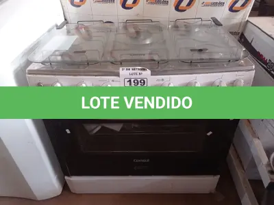 LOTE 199 - 01 FOGÃO A GÁS 05 BOCAS COM AVARIAS. (NO ESTADO) ATENÇÃO! FAZER A VISITAÇÃO ANTES DE ARREMATAR, NÃO SABEMOS SE FUNCIONA. LEILÃO NÃO TEM GARANTIA E NEM DEVOLUÇÃO, SUJEITO A POSSÍVEIS AVARIAS VISÍVEIS/OCULTAS E/OU AUSÊNCIA DE COMPONENTES.