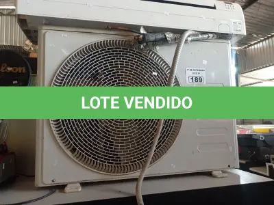 LOTE 189 - 01 AR-CONDICIONADO MARCA PHILCO 24000BTU. (NO ESTADO) ATENÇÃO! FAZER A VISITAÇÃO ANTES DE ARREMATAR, NÃO SABEMOS SE FUNCIONA. LEILÃO NÃO TEM GARANTIA E NEM DEVOLUÇÃO, SUJEITO A POSSÍVEIS AVARIAS VISÍVEIS/OCULTAS E/OU AUSÊNCIA DE COMPONENTES.