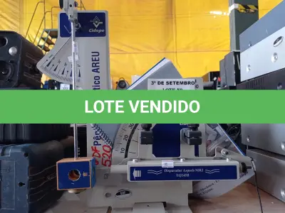 LOTE 268 - 01 PENDULO BALÍSTICO AREU. (NO ESTADO) ATENÇÃO! FAZER A VISITAÇÃO ANTES DE ARREMATAR, NÃO SABEMOS SE FUNCIONA. LEILÃO NÃO TEM GARANTIA E NEM DEVOLUÇÃO, SUJEITO A POSSÍVEIS AVARIAS VISÍVEIS/OCULTAS E/OU AUSÊNCIA DE COMPONENTES.