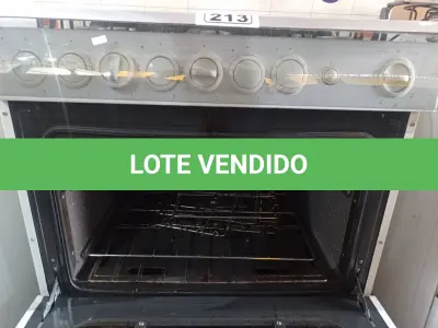 LOTE 213 - 01 FOGÃO A GÁS 06 BOCAS MARCA BRASTEMP INCOMPLETO. (NO ESTADO) ATENÇÃO! FAZER A VISITAÇÃO ANTES DE ARREMATAR, NÃO SABEMOS SE FUNCIONA. LEILÃO NÃO TEM GARANTIA E NEM DEVOLUÇÃO, SUJEITO A POSSÍVEIS AVARIAS VISÍVEIS/OCULTAS E/OU AUSÊNCIA DE COMPONENTES.