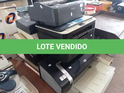 LOTE 237 - 05 IMPRESSORAS MARCAS E MODELOS DIVERSOS. (NO ESTADO) ATENÇÃO! FAZER A VISITAÇÃO ANTES DE ARREMATAR, NÃO SABEMOS SE FUNCIONA. LEILÃO NÃO TEM GARANTIA E NEM DEVOLUÇÃO, SUJEITO A POSSÍVEIS AVARIAS VISÍVEIS/OCULTAS E/OU AUSÊNCIA DE COMPONENTES.