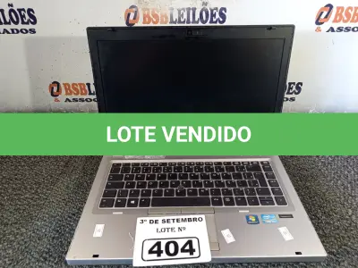 LOTE 404 - 01 NOTEBOOK HP ELITEBOOK 8470P. (NO ESTADO) ATENÇÃO! FAZER A VISITAÇÃO ANTES DE ARREMATAR, NÃO SABEMOS SE FUNCIONA. LEILÃO NÃO TEM GARANTIA E NEM DEVOLUÇÃO, SUJEITO A POSSÍVEIS AVARIAS VISÍVEIS/OCULTAS E/OU AUSÊNCIA DE COMPONENTES.