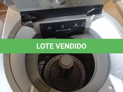 LOTE 329 - 01 MÁQUINA DE LAVAR ROUPAS MARCA BRASTEMP CAPACIDADE 11KG. (NO ESTADO) ATENÇÃO! FAZER A VISITAÇÃO ANTES DE ARREMATAR, NÃO SABEMOS SE FUNCIONA. LEILÃO NÃO TEM GARANTIA E NEM DEVOLUÇÃO, SUJEITO A POSSÍVEIS AVARIAS VISÍVEIS/OCULTAS E/OU AUSÊNCIA DE COMPONENTES.