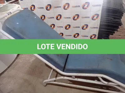 LOTE 218 - 01 CADEIRA ODONTOLÓGICA INCOMPLETA. (NO ESTADO) ATENÇÃO! FAZER A VISITAÇÃO ANTES DE ARREMATAR, NÃO SABEMOS SE FUNCIONA. LEILÃO NÃO TEM GARANTIA E NEM DEVOLUÇÃO, SUJEITO A POSSÍVEIS AVARIAS VISÍVEIS/OCULTAS E/OU AUSÊNCIA DE COMPONENTES.