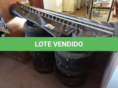 LOTE 463 - 01 CAPOTA MARÍTIMA DA L200 TRITON, 12 RODAS PARA BETONEIRA E 01 BARRA DE PONTAS DE LANÇA PARA MURO.  (NO ESTADO) ATENÇÃO! FAZER A VISITAÇÃO ANTES DE ARREMATAR, NÃO SABEMOS SE FUNCIONA. LEILÃO NÃO TEM GARANTIA E NEM DEVOLUÇÃO, SUJEITO A POSSÍVEIS AVARIAS VISÍVEIS/OCULTAS E/OU AUSÊNCIA DE COMPONENTES.