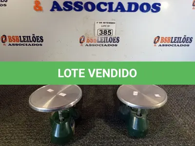 LOTE 385 - 02 BALANÇAS ANALÓGICAS. (NO ESTADO) ATENÇÃO! FAZER A VISITAÇÃO ANTES DE ARREMATAR, NÃO SABEMOS SE FUNCIONA. LEILÃO NÃO TEM GARANTIA E NEM DEVOLUÇÃO, SUJEITO A POSSÍVEIS AVARIAS VISÍVEIS/OCULTAS E/OU AUSÊNCIA DE COMPONENTES.