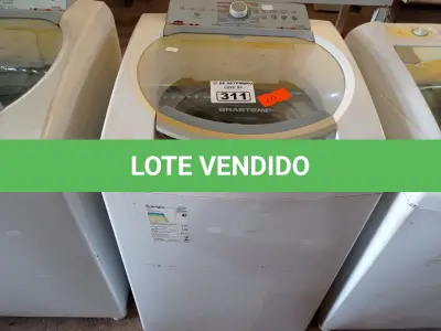 LOTE 311 - 01 MÁQUINA DE LAVAR ROUPAS MARCA BRASTEMP CAPACIDADE 11KG. (NO ESTADO) ATENÇÃO! FAZER A VISITAÇÃO ANTES DE ARREMATAR, NÃO SABEMOS SE FUNCIONA. LEILÃO NÃO TEM GARANTIA E NEM DEVOLUÇÃO, SUJEITO A POSSÍVEIS AVARIAS VISÍVEIS/OCULTAS E/OU AUSÊNCIA DE COMPONENTES.