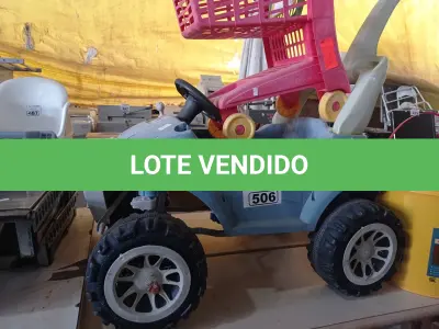 LOTE 506 - 02 CARRINHOS INFANTIS. (NO ESTADO) ATENÇÃO! FAZER A VISITAÇÃO ANTES DE ARREMATAR, NÃO SABEMOS SE FUNCIONA. LEILÃO NÃO TEM GARANTIA E NEM DEVOLUÇÃO, SUJEITO A POSSÍVEIS AVARIAS VISÍVEIS/OCULTAS E/OU AUSÊNCIA DE COMPONENTES.