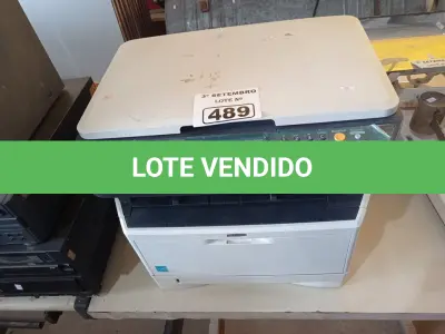 LOTE 489 - 01 IMPRESSORA MULTIFUNCIONAL MARCA KYOCERA MODELO ECOSYS M2035DN/L. (NO ESTADO) ATENÇÃO! FAZER A VISITAÇÃO ANTES DE ARREMATAR, NÃO SABEMOS SE FUNCIONA. LEILÃO NÃO TEM GARANTIA E NEM DEVOLUÇÃO, SUJEITO A POSSÍVEIS AVARIAS VISÍVEIS/OCULTAS E/OU AUSÊNCIA DE COMPONENTES.