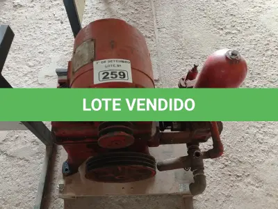 LOTE 259 - 01 BOMBA CARNEIRO HIDRÁULICO. (NO ESTADO) ATENÇÃO! FAZER A VISITAÇÃO ANTES DE ARREMATAR, NÃO SABEMOS SE FUNCIONA. LEILÃO NÃO TEM GARANTIA E NEM DEVOLUÇÃO, SUJEITO A POSSÍVEIS AVARIAS VISÍVEIS/OCULTAS E/OU AUSÊNCIA DE COMPONENTES.
