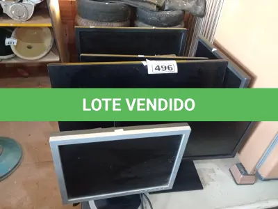 LOTE 496 - 08 MONITORES MARCAS E MODELOS DIVERSOS PARA RETIRADA DE PEÇAS. (NO ESTADO) ATENÇÃO! FAZER A VISITAÇÃO ANTES DE ARREMATAR, NÃO SABEMOS SE FUNCIONA. LEILÃO NÃO TEM GARANTIA E NEM DEVOLUÇÃO, SUJEITO A POSSÍVEIS AVARIAS VISÍVEIS/OCULTAS E/OU AUSÊNCIA DE COMPONENTES.