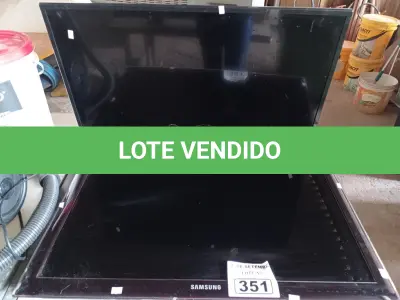 LOTE 351 - 02 TVS MARCAS E MODELOS DIVERSOS PARA RETIRADA DE PEÇAS. (NO ESTADO) ATENÇÃO! FAZER A VISITAÇÃO ANTES DE ARREMATAR, NÃO SABEMOS SE FUNCIONA. LEILÃO NÃO TEM GARANTIA E NEM DEVOLUÇÃO, SUJEITO A POSSÍVEIS AVARIAS VISÍVEIS/OCULTAS E/OU AUSÊNCIA DE COMPONENTES.
