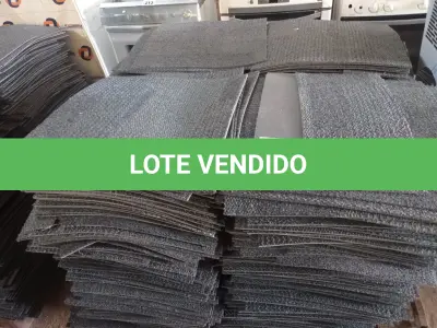 LOTE 221 - 01 LOTE COM GRANDE QUANTIDADE DE TAPETES EMBORRACHADOS ANTICHAMA. (NO ESTADO) ATENÇÃO! FAZER A VISITAÇÃO ANTES DE ARREMATAR, NÃO SABEMOS SE FUNCIONA. LEILÃO NÃO TEM GARANTIA E NEM DEVOLUÇÃO, SUJEITO A POSSÍVEIS AVARIAS VISÍVEIS/OCULTAS E/OU AUSÊNCIA DE COMPONENTES.