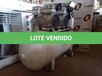 LOTE 197 - 01 COMPRESSOR ODONTOLÓGICO E 01 FILTRO ARFLEX. (NO ESTADO) ATENÇÃO! FAZER A VISITAÇÃO ANTES DE ARREMATAR, NÃO SABEMOS SE FUNCIONA. LEILÃO NÃO TEM GARANTIA E NEM DEVOLUÇÃO, SUJEITO A POSSÍVEIS AVARIAS VISÍVEIS/OCULTAS E/OU AUSÊNCIA DE COMPONENTES.