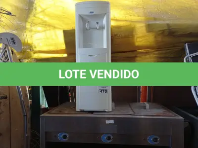 LOTE 470 - 01 BANHO-MARIA EM INOX E 01 BEBEDOURO PARA GARRAFÃO MARCA IBBL 127V. (NO ESTADO) ATENÇÃO! FAZER A VISITAÇÃO ANTES DE ARREMATAR, NÃO SABEMOS SE FUNCIONA. LEILÃO NÃO TEM GARANTIA E NEM DEVOLUÇÃO, SUJEITO A POSSÍVEIS AVARIAS VISÍVEIS/OCULTAS E/OU AUSÊNCIA DE COMPONENTES.
