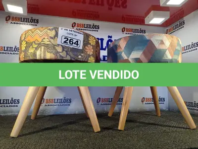 LOTE 264 - 02 BANQUETAS ALMOFADADAS. (NO ESTADO) ATENÇÃO! FAZER A VISITAÇÃO ANTES DE ARREMATAR, NÃO SABEMOS SE FUNCIONA. LEILÃO NÃO TEM GARANTIA E NEM DEVOLUÇÃO, SUJEITO A POSSÍVEIS AVARIAS VISÍVEIS/OCULTAS E/OU AUSÊNCIA DE COMPONENTES.