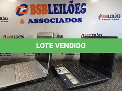 LOTE 414 - 02 NOTEBOOKS MARCAS E MODELOS DIVERSOS PARA RETIRADA DE PEÇAS. (NO ESTADO) ATENÇÃO! FAZER A VISITAÇÃO ANTES DE ARREMATAR, NÃO SABEMOS SE FUNCIONA. LEILÃO NÃO TEM GARANTIA E NEM DEVOLUÇÃO, SUJEITO A POSSÍVEIS AVARIAS VISÍVEIS/OCULTAS E/OU AUSÊNCIA DE COMPONENTES.