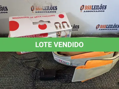 LOTE 416 - 01 MASSAGEADOR NECK KNEADING. (NO ESTADO) ATENÇÃO! FAZER A VISITAÇÃO ANTES DE ARREMATAR, NÃO SABEMOS SE FUNCIONA. LEILÃO NÃO TEM GARANTIA E NEM DEVOLUÇÃO, SUJEITO A POSSÍVEIS AVARIAS VISÍVEIS/OCULTAS E/OU AUSÊNCIA DE COMPONENTES.