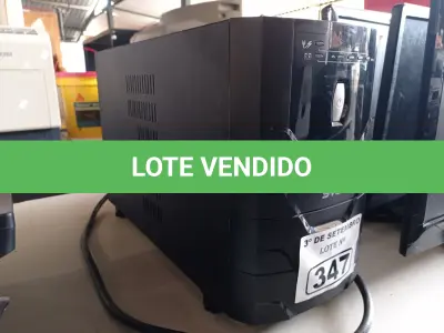 LOTE 347 - 01 NOBREAK MARCA SMS 2200VA. (NO ESTADO) ATENÇÃO! FAZER A VISITAÇÃO ANTES DE ARREMATAR, NÃO SABEMOS SE FUNCIONA. LEILÃO NÃO TEM GARANTIA E NEM DEVOLUÇÃO, SUJEITO A POSSÍVEIS AVARIAS VISÍVEIS/OCULTAS E/OU AUSÊNCIA DE COMPONENTES.