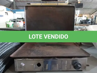 LOTE 222 - 01 CHAPA A GÁS. (NO ESTADO) ATENÇÃO! FAZER A VISITAÇÃO ANTES DE ARREMATAR, NÃO SABEMOS SE FUNCIONA. LEILÃO NÃO TEM GARANTIA E NEM DEVOLUÇÃO, SUJEITO A POSSÍVEIS AVARIAS VISÍVEIS/OCULTAS E/OU AUSÊNCIA DE COMPONENTES.