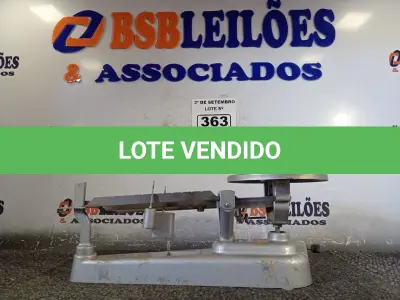 LOTE 363 - 01 BALANÇA ANALÓGICA. (NO ESTADO) ATENÇÃO! FAZER A VISITAÇÃO ANTES DE ARREMATAR, NÃO SABEMOS SE FUNCIONA. LEILÃO NÃO TEM GARANTIA E NEM DEVOLUÇÃO, SUJEITO A POSSÍVEIS AVARIAS VISÍVEIS/OCULTAS E/OU AUSÊNCIA DE COMPONENTES.