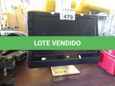 LOTE 479 - 01 COMPUTADOR ALL IN ONE MARCA HP. (NO ESTADO) ATENÇÃO! FAZER A VISITAÇÃO ANTES DE ARREMATAR, NÃO SABEMOS SE FUNCIONA. LEILÃO NÃO TEM GARANTIA E NEM DEVOLUÇÃO, SUJEITO A POSSÍVEIS AVARIAS VISÍVEIS/OCULTAS E/OU AUSÊNCIA DE COMPONENTES.