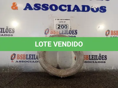 LOTE 200 - 01 ROLO DE CABO FLEXÍVEL 100M, 2,5MM NA COR CINZA. (NO ESTADO) ATENÇÃO! FAZER A VISITAÇÃO ANTES DE ARREMATAR, NÃO SABEMOS SE FUNCIONA. LEILÃO NÃO TEM GARANTIA E NEM DEVOLUÇÃO, SUJEITO A POSSÍVEIS AVARIAS VISÍVEIS/OCULTAS E/OU AUSÊNCIA DE COMPONENTES.